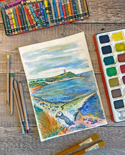 Load image into Gallery viewer, Kimmeridge Bay & Clavell Tower Original Painting