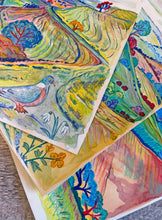 Load image into Gallery viewer, The Pigeon at Hambledon Hill Original Painting