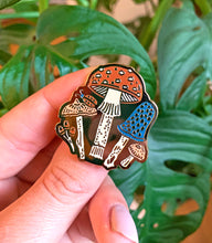 Load image into Gallery viewer, Mushroom Enamel Pin Badge