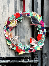 Load image into Gallery viewer, Birds & Berries Christmas Wreath