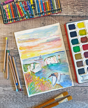 Load image into Gallery viewer, Old Harry Rocks Original Painting