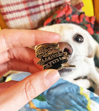 Load image into Gallery viewer, Out Of Ink Podcast 'Anxious Artist' Enamel Pin