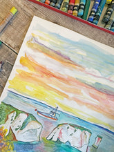 Load image into Gallery viewer, Old Harry Rocks Original Painting