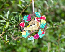 Load image into Gallery viewer, Goldfinch & Figs Christmas Decoration