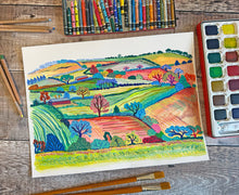 Load image into Gallery viewer, Dorset Landscape 2025 Original Painting