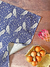 Load image into Gallery viewer, Owl Print Tea Towel