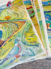 Load image into Gallery viewer, The Pigeon at Hambledon Hill Original Painting