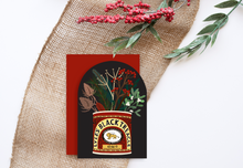 Load image into Gallery viewer, Christmas Posies in Vintage Tins Card Pack