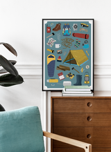 Load image into Gallery viewer, The Camping Trip Print