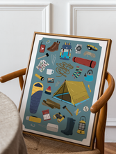 Load image into Gallery viewer, The Camping Trip Print