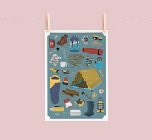 Load image into Gallery viewer, The Camping Trip Print