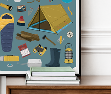 Load image into Gallery viewer, The Camping Trip Print