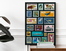 Load image into Gallery viewer, Travel Stamps Print