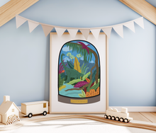 Load image into Gallery viewer, The Age of the Dinosaurs Bell Jar Print