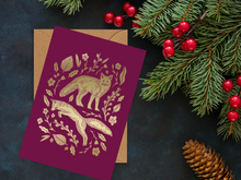 Load image into Gallery viewer, Pack of 4 Foiled Christmas Cards