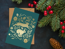 Load image into Gallery viewer, Pack of 4 Foiled Christmas Cards