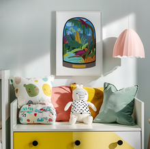 Load image into Gallery viewer, The Age of the Dinosaurs Bell Jar Print