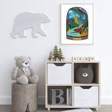 Load image into Gallery viewer, The Age of the Dinosaurs Bell Jar Print