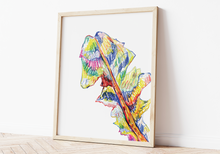 Load image into Gallery viewer, The most colourful dandelion print