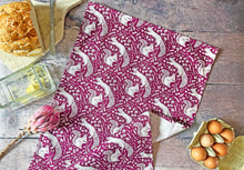 Load image into Gallery viewer, Squirrels Print Tea Towel