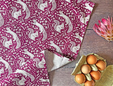 Load image into Gallery viewer, Squirrels Print Tea Towel