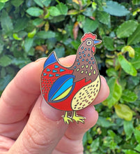 Load image into Gallery viewer, Chicken Enamel Pin *Seconds*