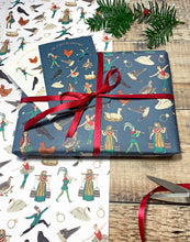 Load image into Gallery viewer, 12 Days of Christmas Wrapping Paper