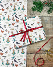 Load image into Gallery viewer, 12 Days of Christmas Wrapping Paper