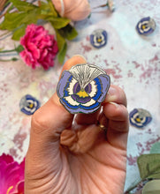 Load image into Gallery viewer, Pansy Enamel Pin
