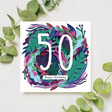 Load image into Gallery viewer, 50th Birthday Card