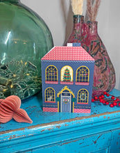 Load image into Gallery viewer, Set of 3 Christmas Houses Cards