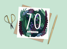 Load image into Gallery viewer, 70th Birthday Card

