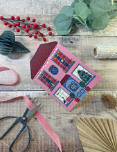 Load image into Gallery viewer, Set of 3 Christmas Houses Cards