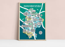 Load image into Gallery viewer, Bedfordshire Illustrated Map