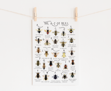 Load image into Gallery viewer, A-Z of Bees Poster