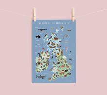 Load image into Gallery viewer, Animal Map of the British Isles
