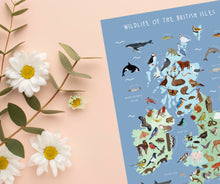 Load image into Gallery viewer, Animal Map of the British Isles
