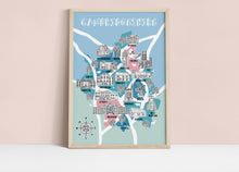 Load image into Gallery viewer, Cambridgeshire Illustrated Map