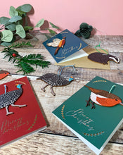 Load image into Gallery viewer, Wooden Hare Christmas Decoration