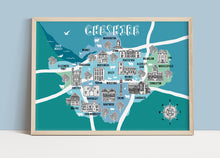 Load image into Gallery viewer, Cheshire Illustrated Map
