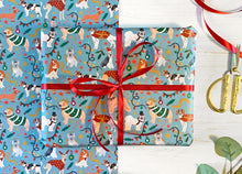 Load image into Gallery viewer, Christmas Dogs Wrapping Paper