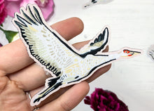 Load image into Gallery viewer, Crane Embroidered Patch