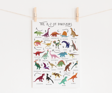 Load image into Gallery viewer, A-Z of Dinosaurs Poster