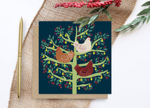 Load image into Gallery viewer, Three French Hens Christmas Card
