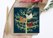 Load image into Gallery viewer, Three French Hens Christmas Card