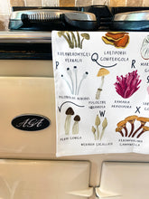 Load image into Gallery viewer, A-Z of Fungi Tea Towel