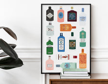 Load image into Gallery viewer, Gin Bottles Print