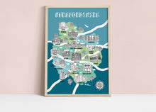 Load image into Gallery viewer, Herefordshire Illustrated Map