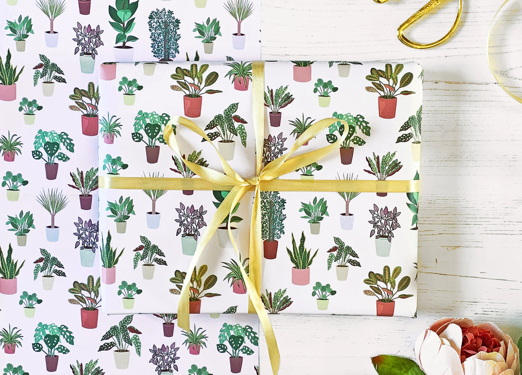 House Plant Wrapping Paper
