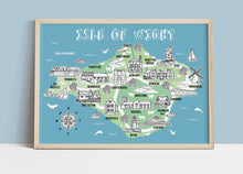 Load image into Gallery viewer, Isle of Wight Illustrated Map
